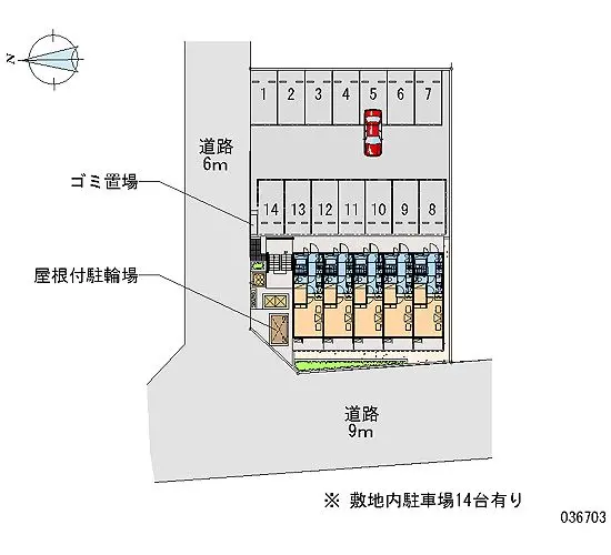 ★手数料０円★牛久市ひたち野東２丁目　月極駐車場（LP）